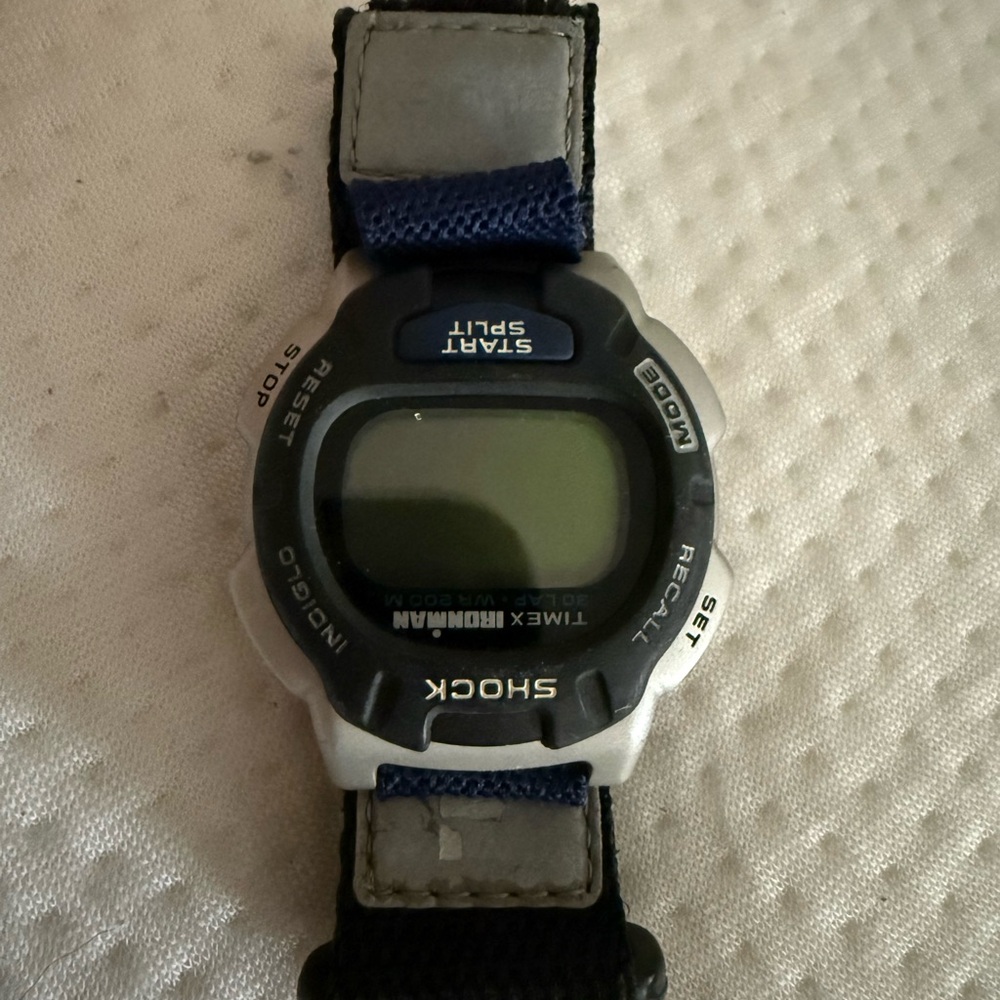 Timex Ironman Shock Smartwatch - Black and Silver